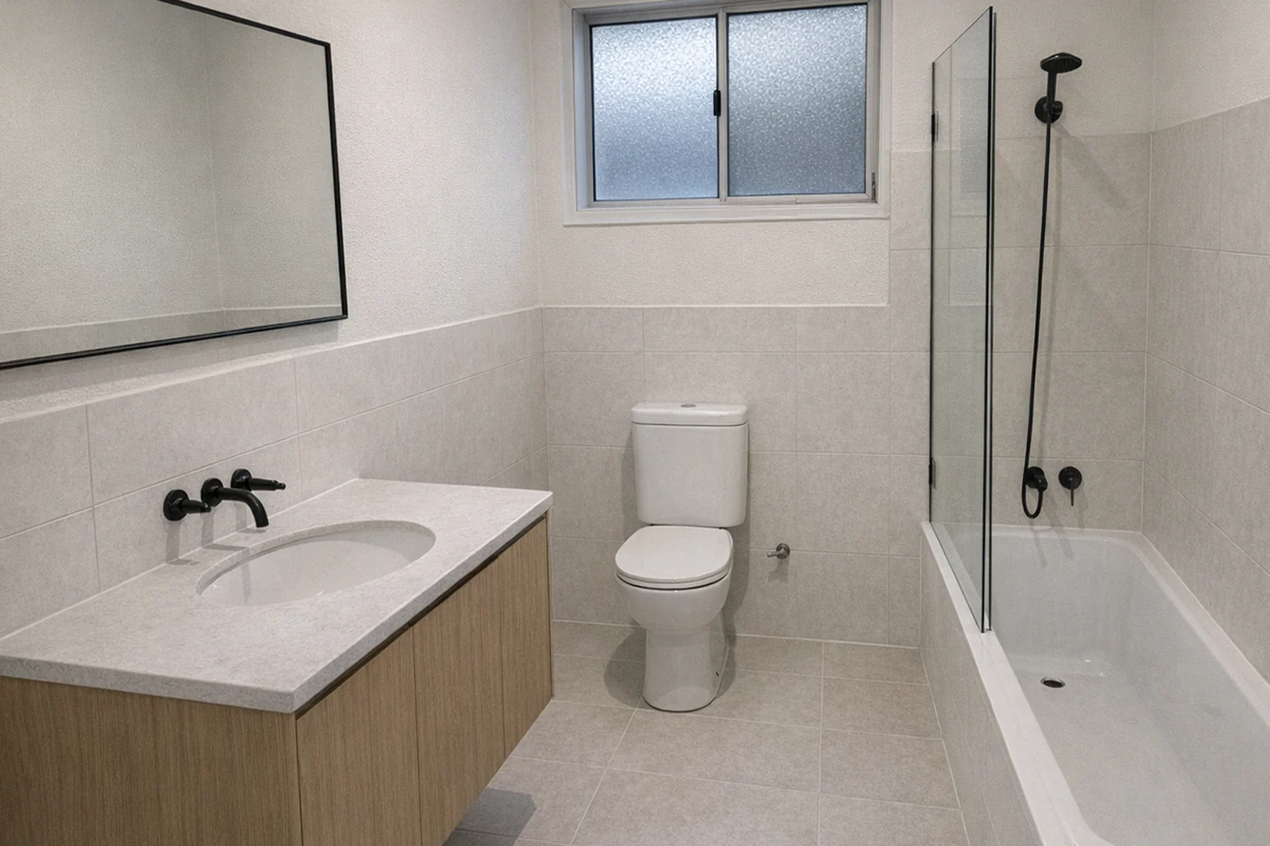 A Family Bathroom, Retiled Around the Tub